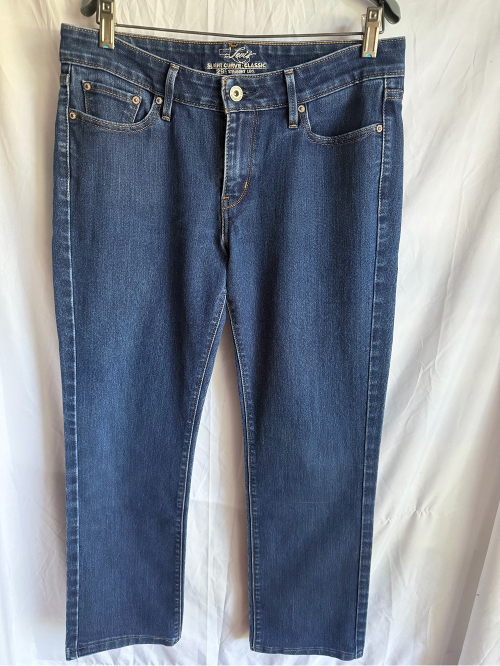Levi's San Francisco Slight Curve ID Jeans Women's 29 Straight Leg  Dark Wash
